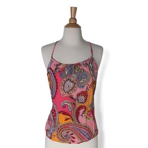 ✨ 5 for $20 - Old Navy Pink and Orange Paisley Camisole